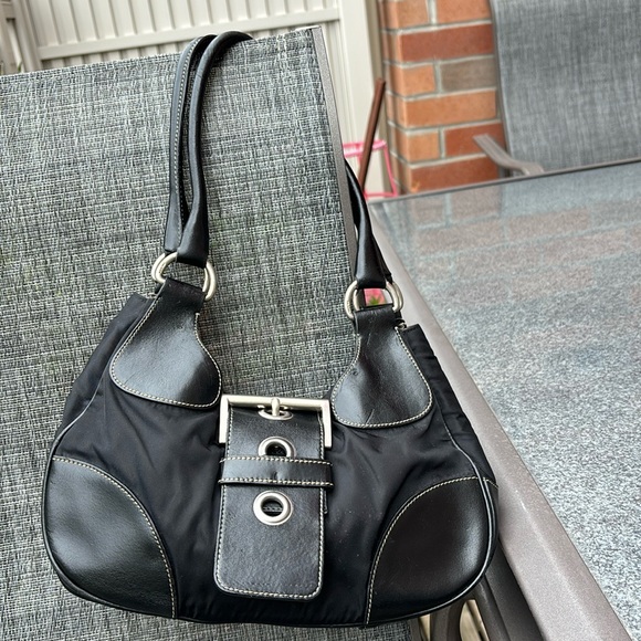 Authentic Vintage 2002 Prada Re-Nylon Y2K Purse Tessuto Moon Bag - Picture 6 of 16